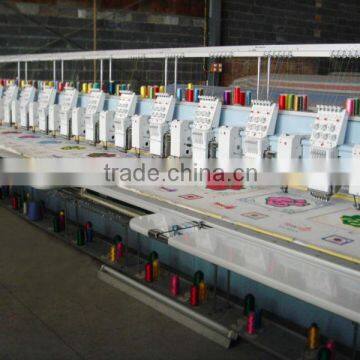 15 heads chenille embroidery machine