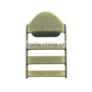 Eco-friendly metal iron 20mm antique ladder lock buckle for strap