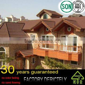 High Quality Good Price Best Selling Construction Material Stone Coated Metal Roof Tile