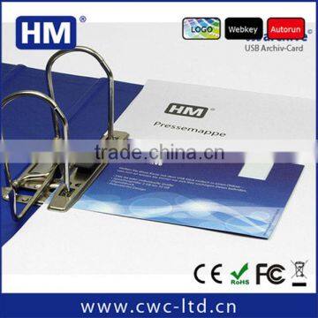 low price and fast delivery Paper USB Webkey for Advertising