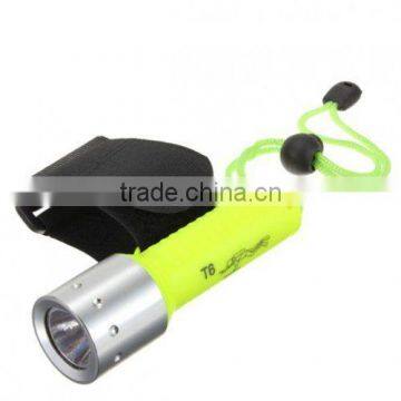 underwater flashlight led diving flashlight XM-L T6 LED 18650 Waterproof Diving Flashlight Torch Lamp Light