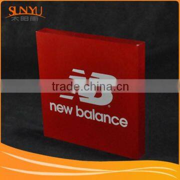 Silk-Screen NB LOGO Crystal Acrylic Paperweight