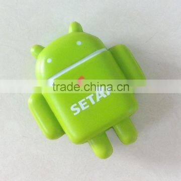 green Android pu antistress toy