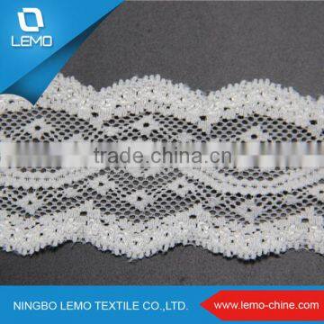 Nylon Cotton Tricot Non-Stretch Allover Lace