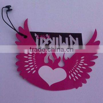 special shape paper tag paper label for cloth paper card