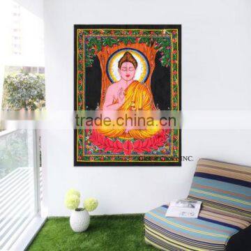 Indian Lord Buddha Hippie Tapestry