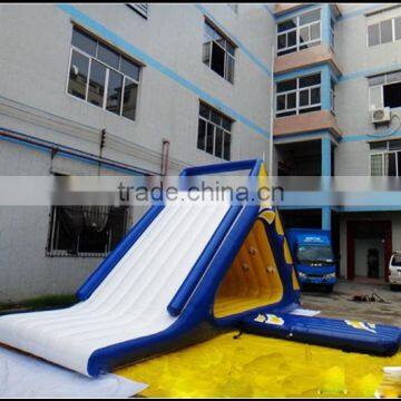 Commercial inflatable water park slides/ inflatable water tower for sale