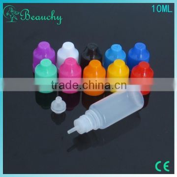 Beauchy new 0.4oz color e liquid uk plastic bottles 10ml glass bottle