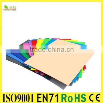 SGS&EN71 Aprroved Stationery item Goma Plain Color EVA Foamy Sheet Kids DIY Craft for Christmas Gift