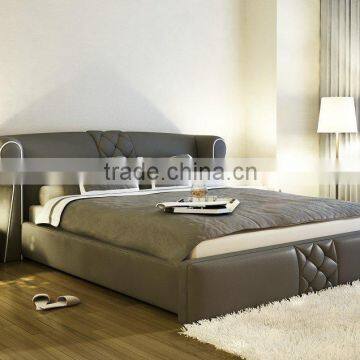 High quality leather bed