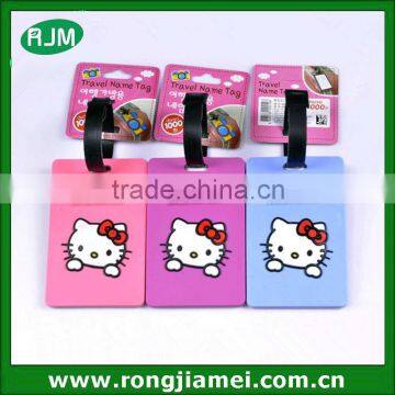 hello kitty design baggage claim tag /claim tag/ travel name tag