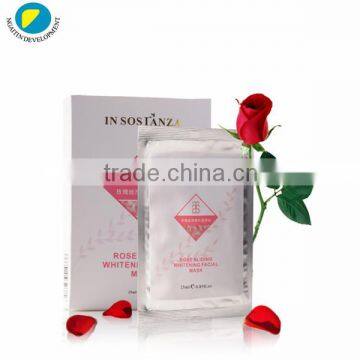 brand rose silk face mask