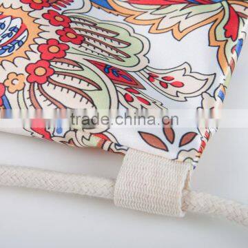 New Model High Quality Digital Printing Custom Made Drawstring Bag