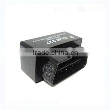 Super Mini ELM327 Bluetooth OBD2 Adapter Auto Scanner ObdII Bluetooth ELM 327 V2.1 Support All OBDii Protocols (Black) photo-2