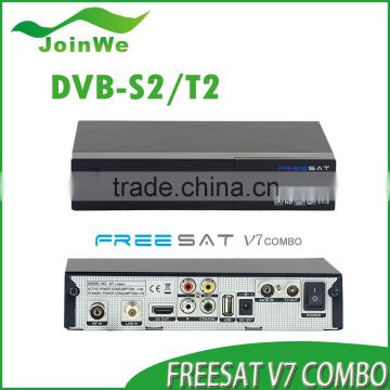 Satellite Receiver Wifi 1080p Hd Fta Satellite Receiver V7 Combo Dvb-s2/t2 Set Top Box Support Powerv