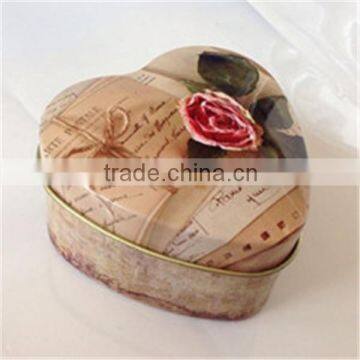 Food-grade lover heart shape packaging box for chocolate