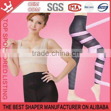 latest technology women's compression leggings black beige color k01