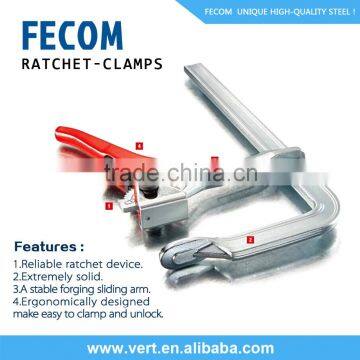 FECOM stainless steel heavy duty pipe clamp F wood clamps GH series