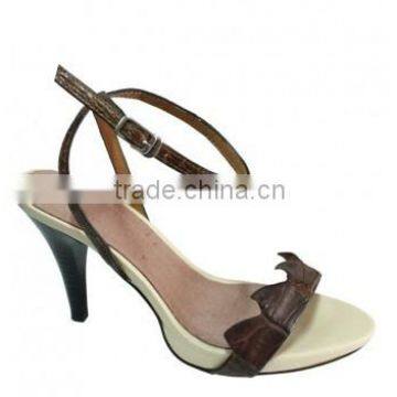 Crocodile leather high heel shoes SWPS-002