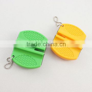 Mini Knife sharpener with keychain