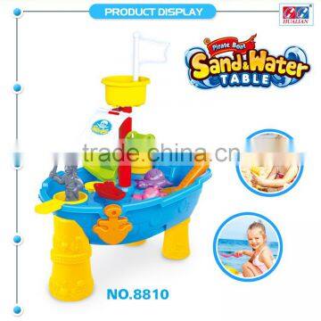 Luxury PP Pirate Boat Beach Sand Toy and Water Play Table