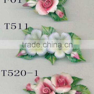 ceramic flower,porcelain flower decoration