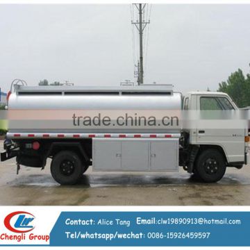 mobile petrol station truck aluminum fuel tanks