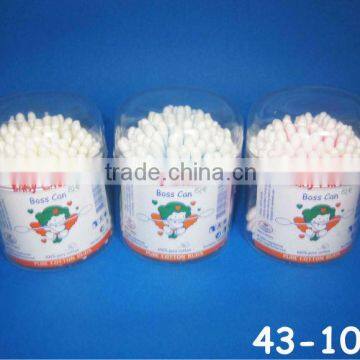 Cotton Bud 100 Pcs Hard PS Can
