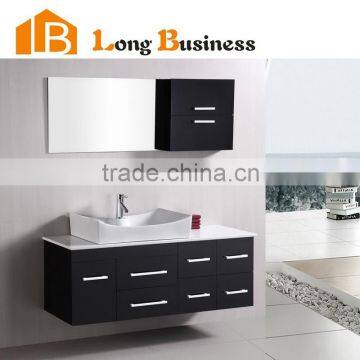 LB-JX2117 Black lacquer modern bathroom cabinet