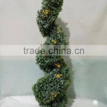 best selling Christmas products artificial garden topiary spiral tree boxwood decoration