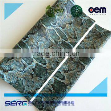 Snake Skin pu Synthetic Leather Material Price per Meter photo-4