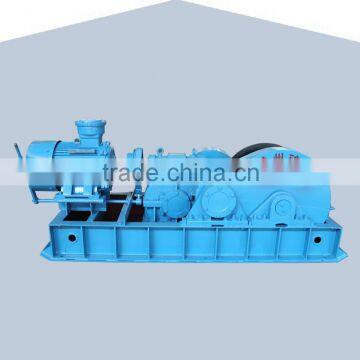 120KN mining slow winch with 150 meters drum capacity