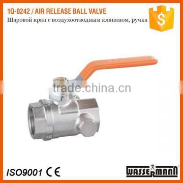 Lever handle female forged full bore brass ball valve CE