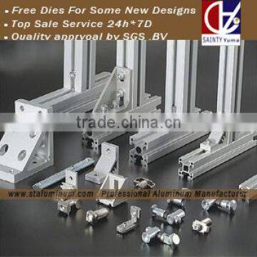 aluminum framing system with Kinds of surface colours and good price