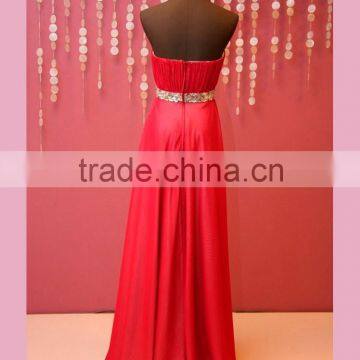 Germany Stretch Silk Party Dress for Young Ladies photo-3