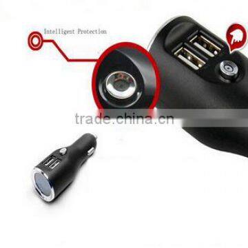 China manufacture top wholesale new led car charger botton 2.1A quick usb charger