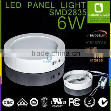2014 new 6w high quality d120mm round Led panel lights surface mounted