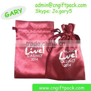 Customized packages wholesale colorful satin silk bags