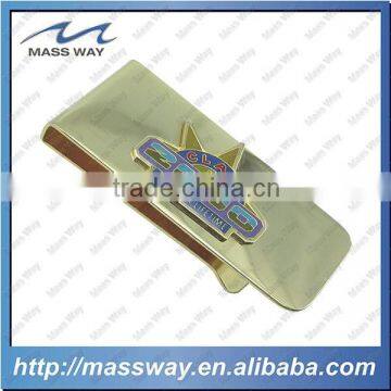 Promotional Blank Brushed Stainless Steel Money Clip photo-5