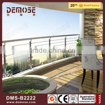 stainless steel balustrade/ balcony stainless steel railing