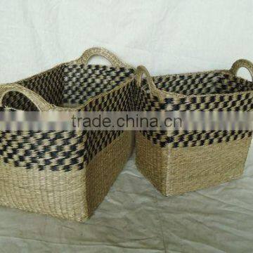 Vietnam Seagrass Basket For Storage and Home Decoration