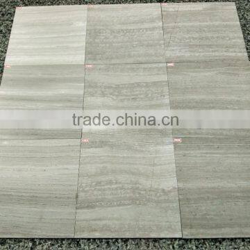 China new white wooden marble, marble tiles