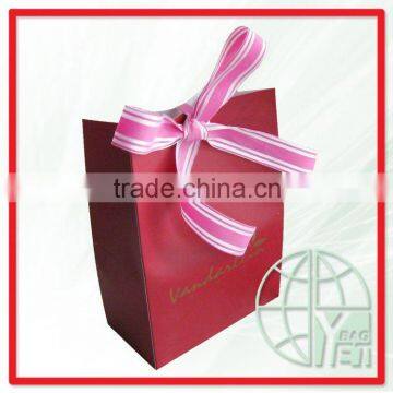 Fashional Coated Paper Gift Bag Brown Paper Gift Bags Carton Bag