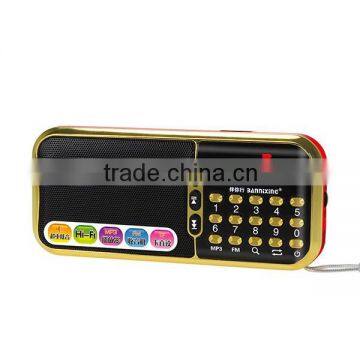 New product 2015 B-968 fm radio speaker, mini speaker