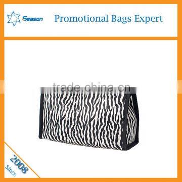 Wholesale stripe makeup brush bag bags cosmetic bags cases ladies