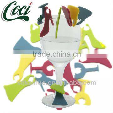 Hot Sale Silicone Wine Glass Clip Set