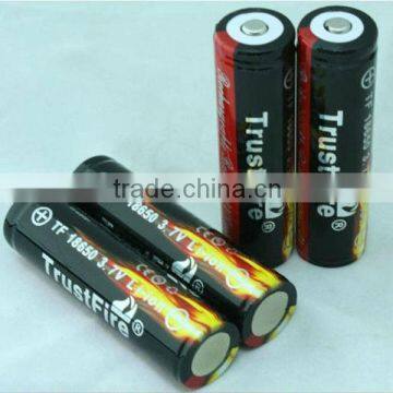 Nipple Top Trustfire 18650 2400mAh 3.7V Li-ion protected Battery