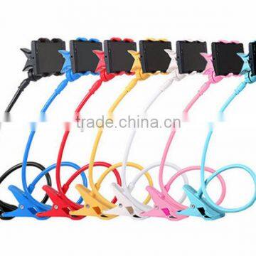 Flexible Plastic Mobile Phone Stand Free Desktop Cell Phone Holder Lazy Phone Holder