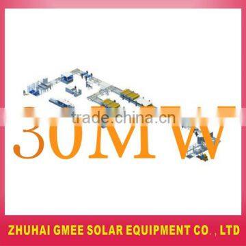 solar power plant for manufacturing solar module