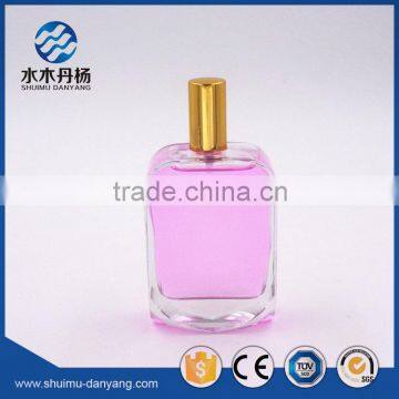 Fancy 100ml Personal Care Use Flat Glass Perfume Bottle photo-6